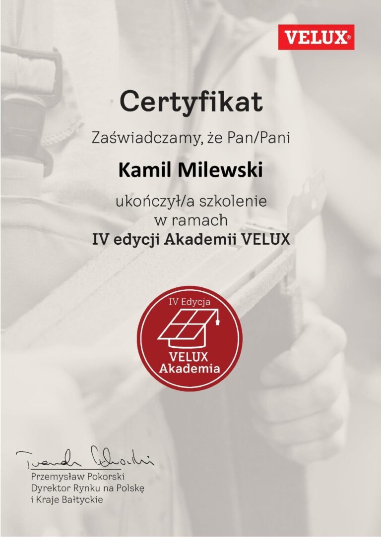 IV edycja Akademii VELUX Professionals