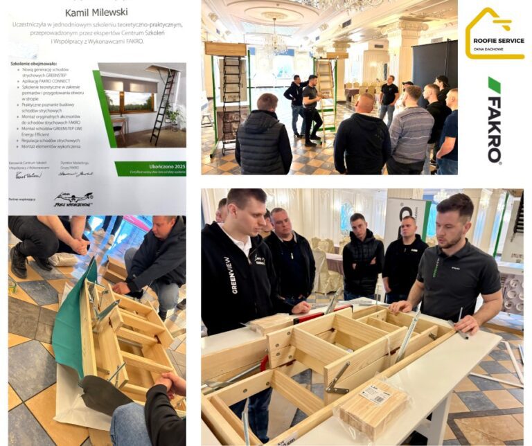 Szkolenie z nowych schodów strychowych Fakro